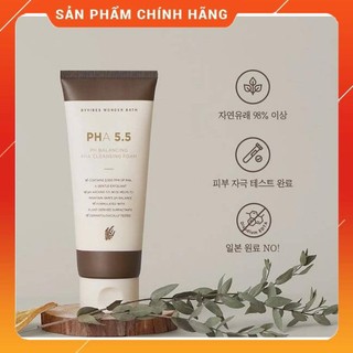 Sữa rửa mặt pha 5.5 byvibes wonder bath hàn quốc, tuýp 150ml