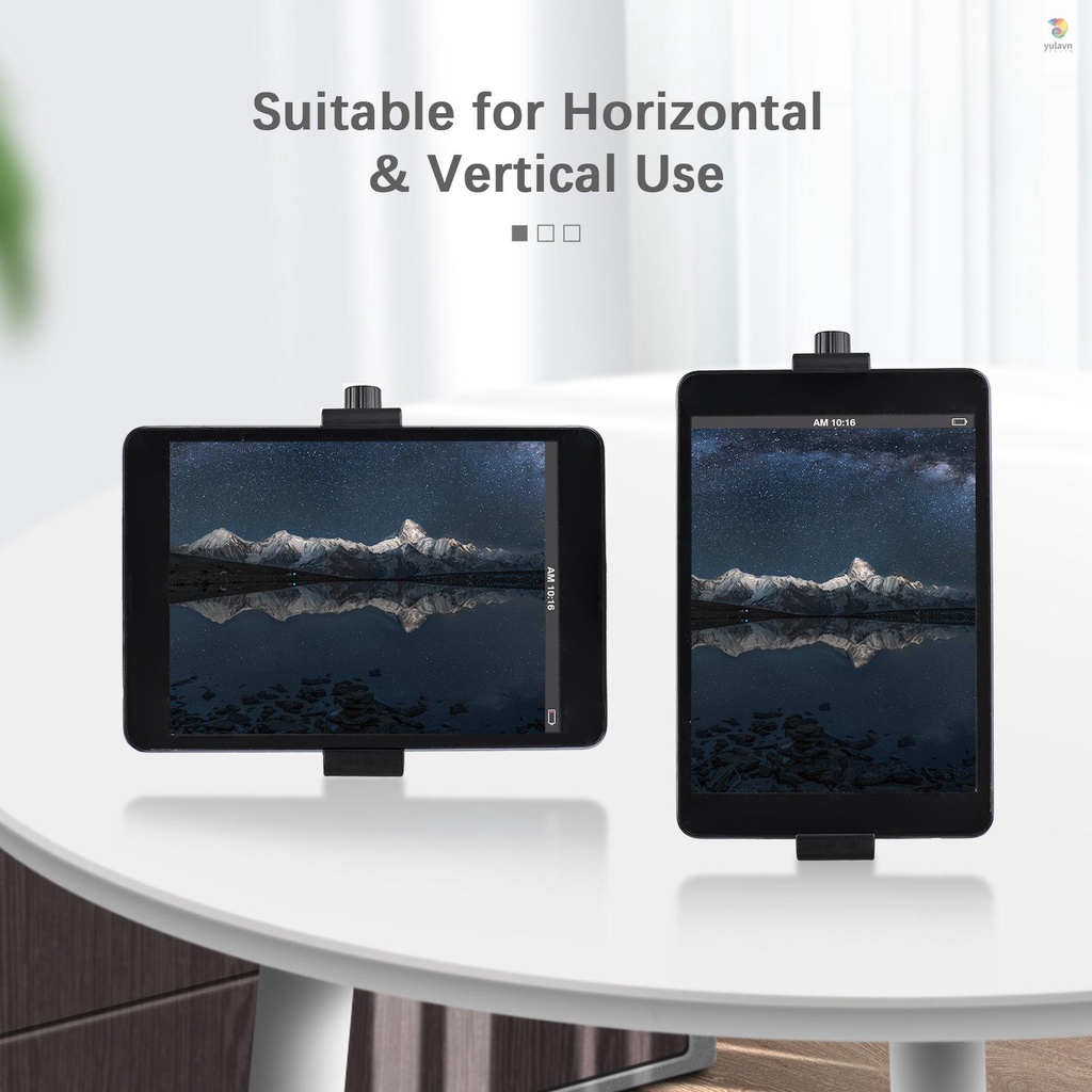 Kẹp Giữ Máy Tính Bảng Đa Năng Tùy Chỉnh Vít 16cm-23.5cm Với Ốc Vít 1 / 4 Inch Cho Tripod