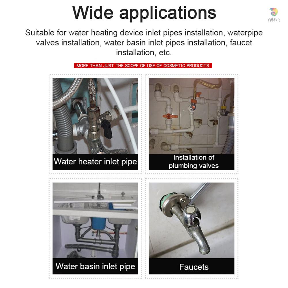 Dụng Cụ Tháo Lắp Ống Thoát Nước Bồn Rửa Chén Bằng Thép Carbon Đa Năng 180 Độ° Đầu Kẹp Có Thể Di Chuyển 8-28mm Tiện Dụng 8-28mm