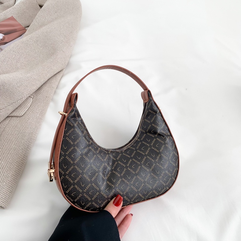 Túi Xách JASMIN NOIR Da PU Họa Tiết Hoa Thời Trang Cho Nữ