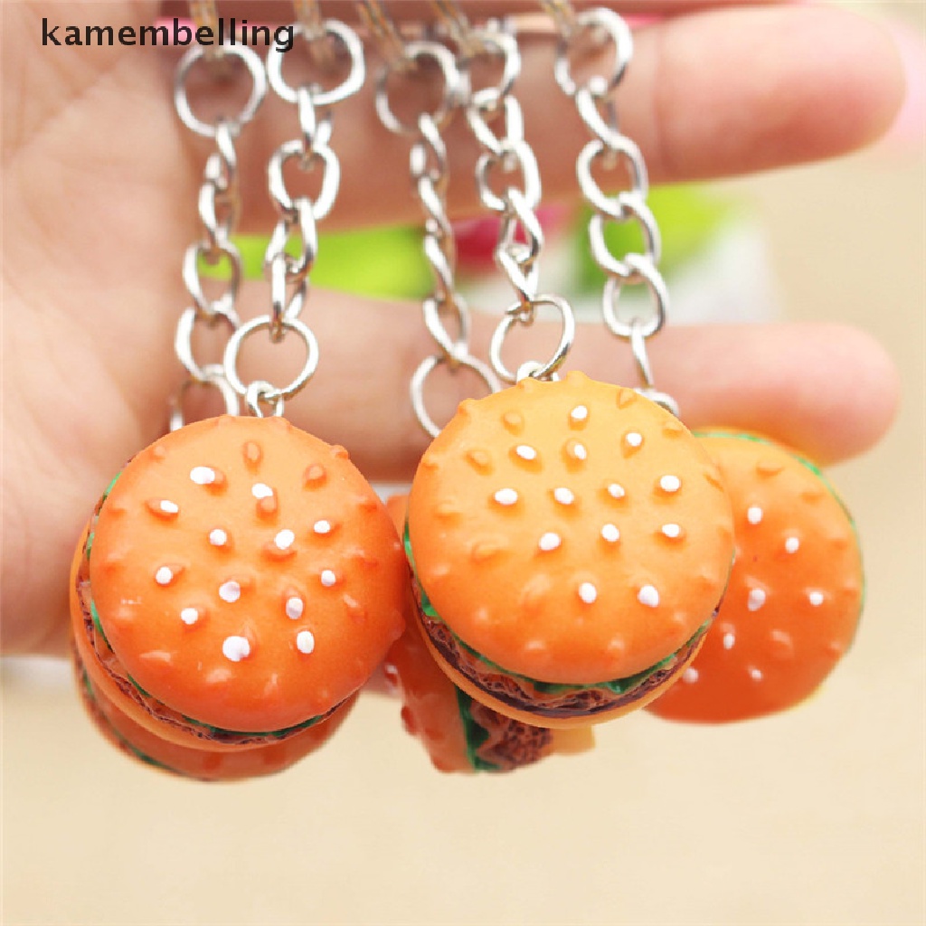 Móc Khóa Hình Hamburger Dễ Thương