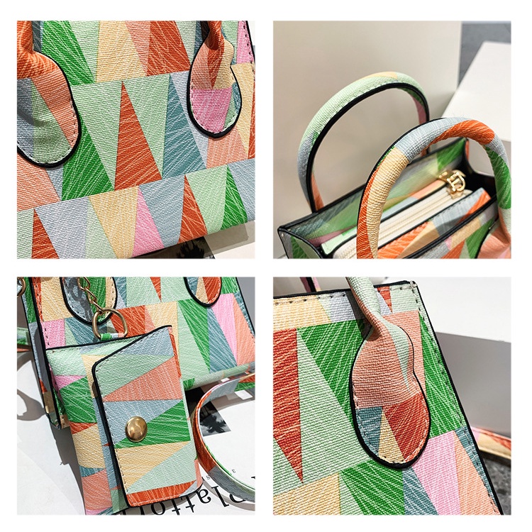 Túi Xách Đeo Vai Họa Tiết Tranh Sơn Dầu Thời Trang Mới 2023 Cho Nữ