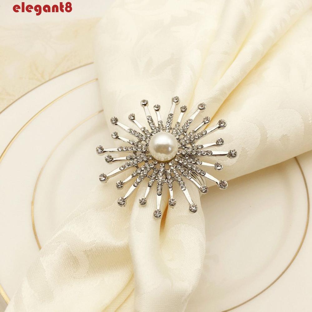 Vòng Nhẫn Khăn Ăn Trang Nhã Dùng Trong Tiệc Cưới|Khóa Serviette