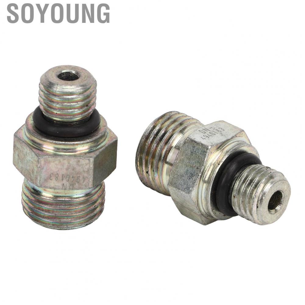 Soyoung Turbo Oil Feed Connectors Joints Leakage Proof High Strength Temperature Resistance 4940183 for Car