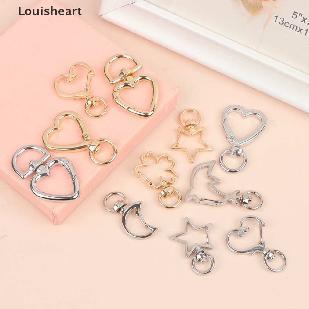 Bộ 5 Móc Khóa Hình Trái Tim Louisheart TFG