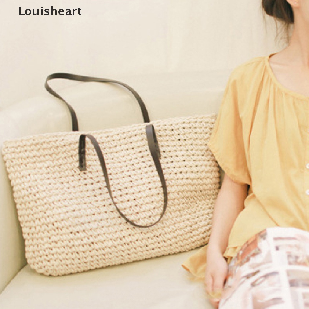 Túi Xách Louisheart Sức Chứa Lớn Kiểu Dáng Đơn Giản Thời Trang Dành Cho Mùa Hè
