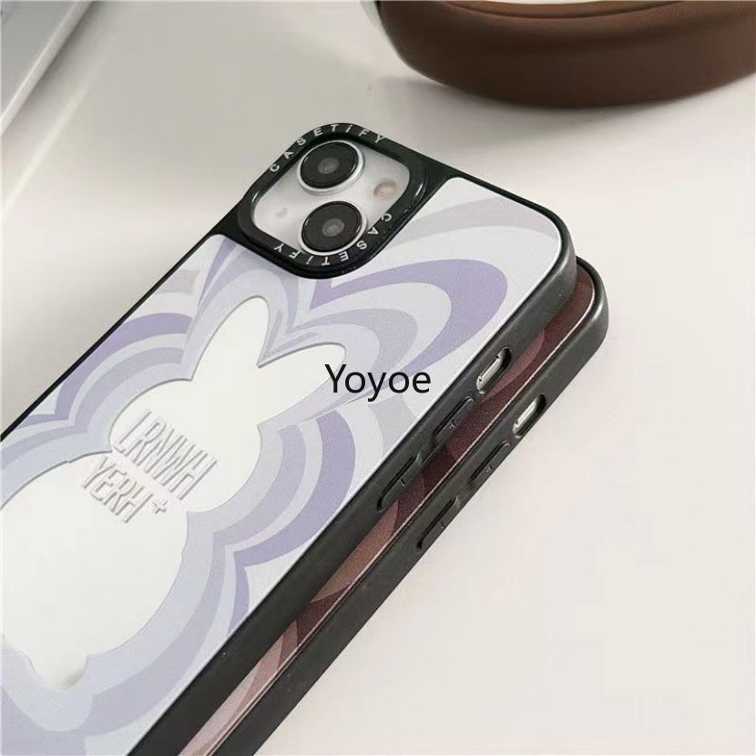 Ốp Điện Thoại Silicon Chống Sốc Họa Tiết Thỏ Phong Cách Hàn Quốc Cho iPhone 14 11 12 13 Pro Max Plus