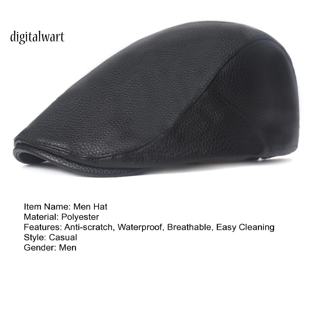 Kỹ Thuật Số| Mũ Beret Thoáng Khí Chống Trầy Chống Thấm Nước Thời Trang Cho Nam