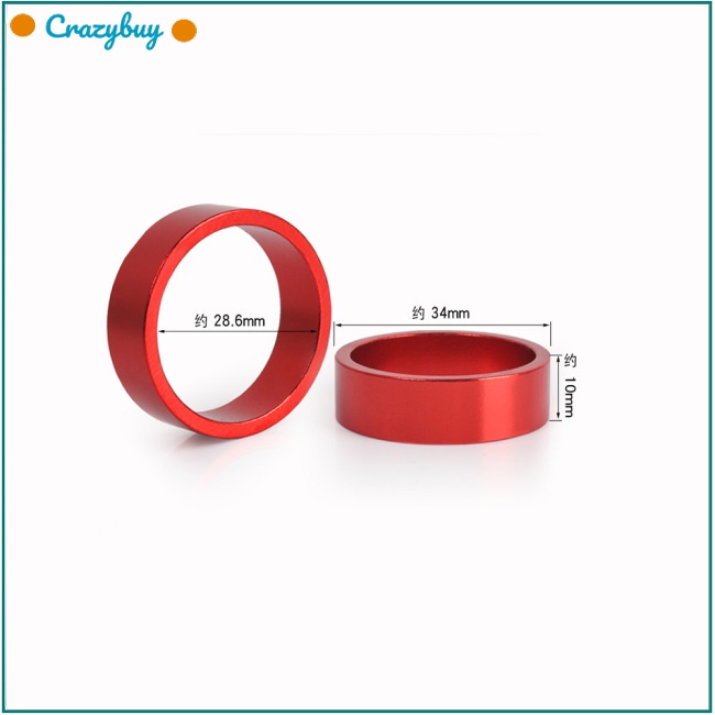 Cr Vòng Đệm Phuộc Trước 28.6mm Bằng Hợp Kim Nhôm Điều Chỉnh Được Cho Xe Đạp Leo