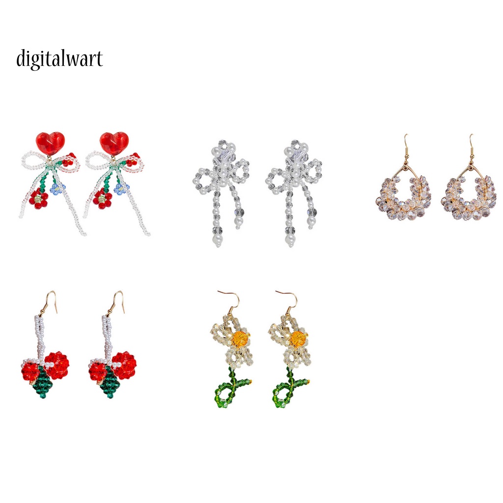 Kỹ Thuật Số| 1 Đôi Bông Tai Hình Hoa Nhỏ Đính Ngọc Trai Nhân Tạo Thời Trang Dành Cho Nữ