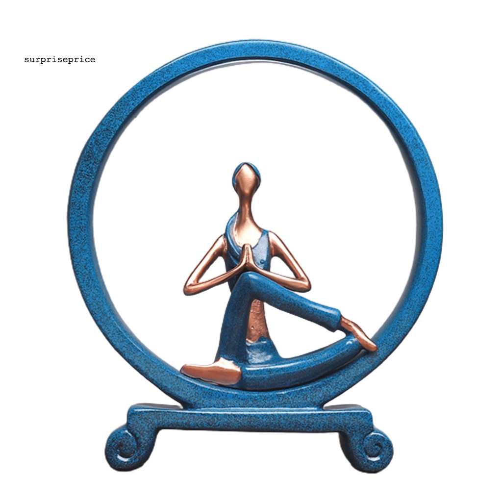 Mô Hình Cô Gái Tập Yoga Sáng Tạo Trang Trí Nội Thất