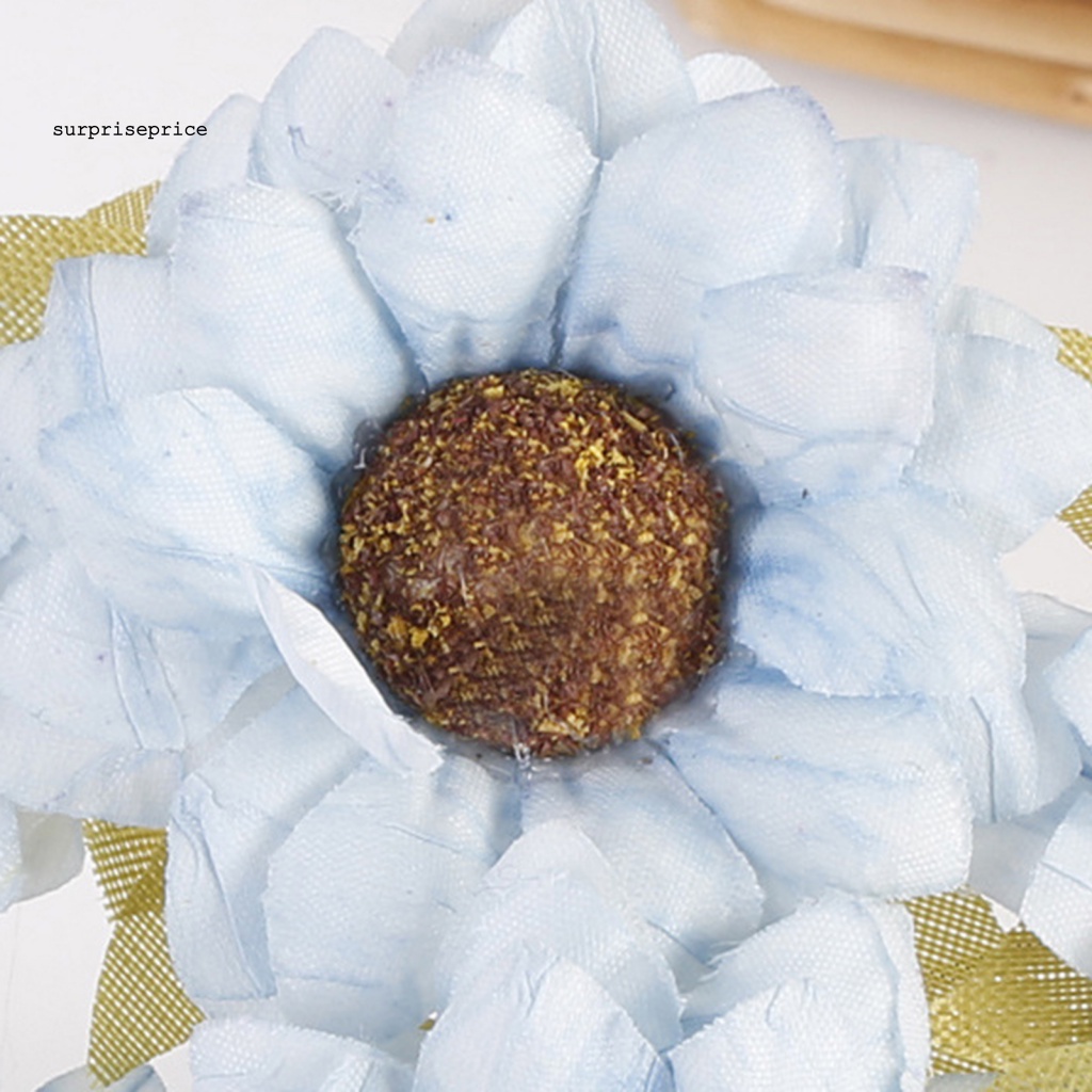 1 Bó Hoa Cúc Nhân Tạo Bằng Lụa Chống Phai Màu Dùng Trang Trí Nhà Cửa DIY