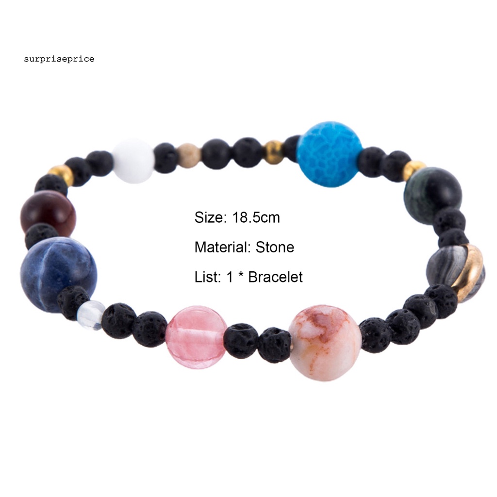 Vòng Tay Chuỗi Hạt Năng Lượng Mặt Trời Chống Mài Mòn Nhiều Màu Sắc Cho Nữ