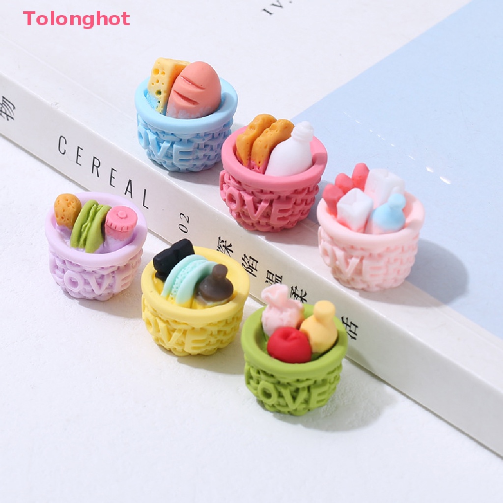 Mô Hình Giỏ Bánh Mì Đồ Chơi Trang Trí Nhà Búp Bê