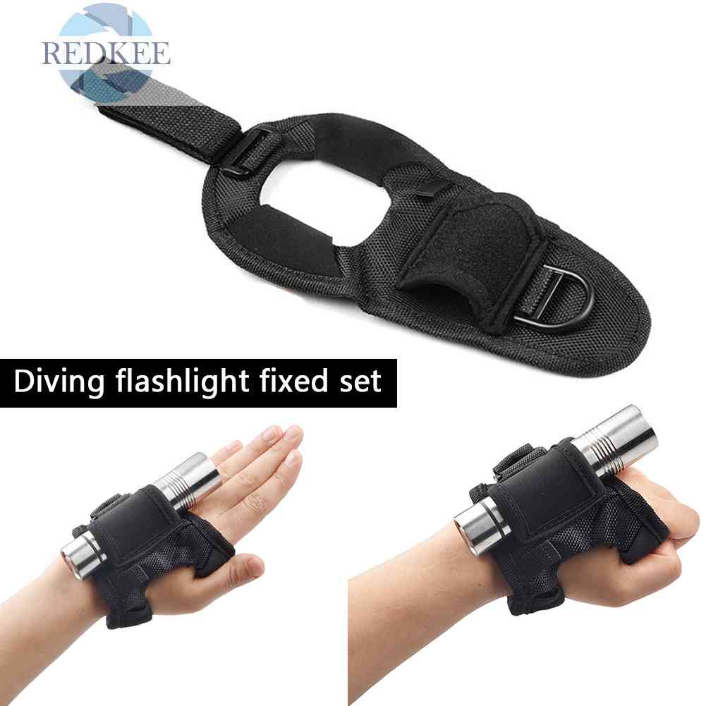 Giá Đỡ Đèn Pin Đeo Cổ Tay Tiện Dụng Khi Lặn Biển