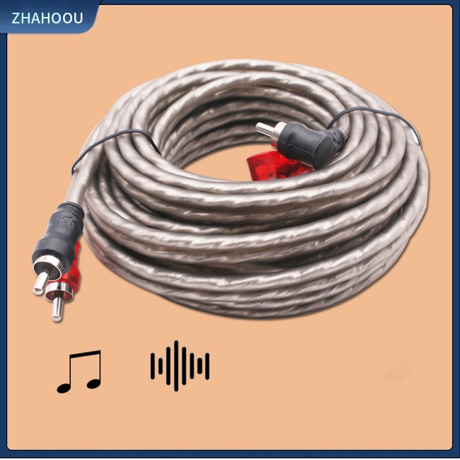 ☃Phụ Kiện Trang Trí Nhà Cửa Độc Đáo Sáng Tạo☃ Dây Cáp Khuếch Đại Tín Hiệu Âm Thanh RCA Bằng Đồng Nguyên Chất Chuyên Dụng Cho