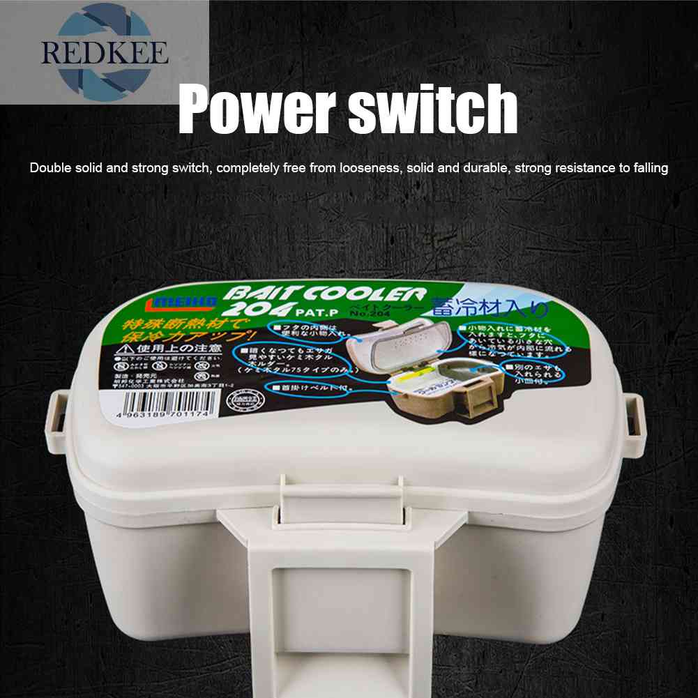 Hộp Đựng Mồi Câu Cá Hai Tầng Kèm Nhíp Gắp Tiện Dụng