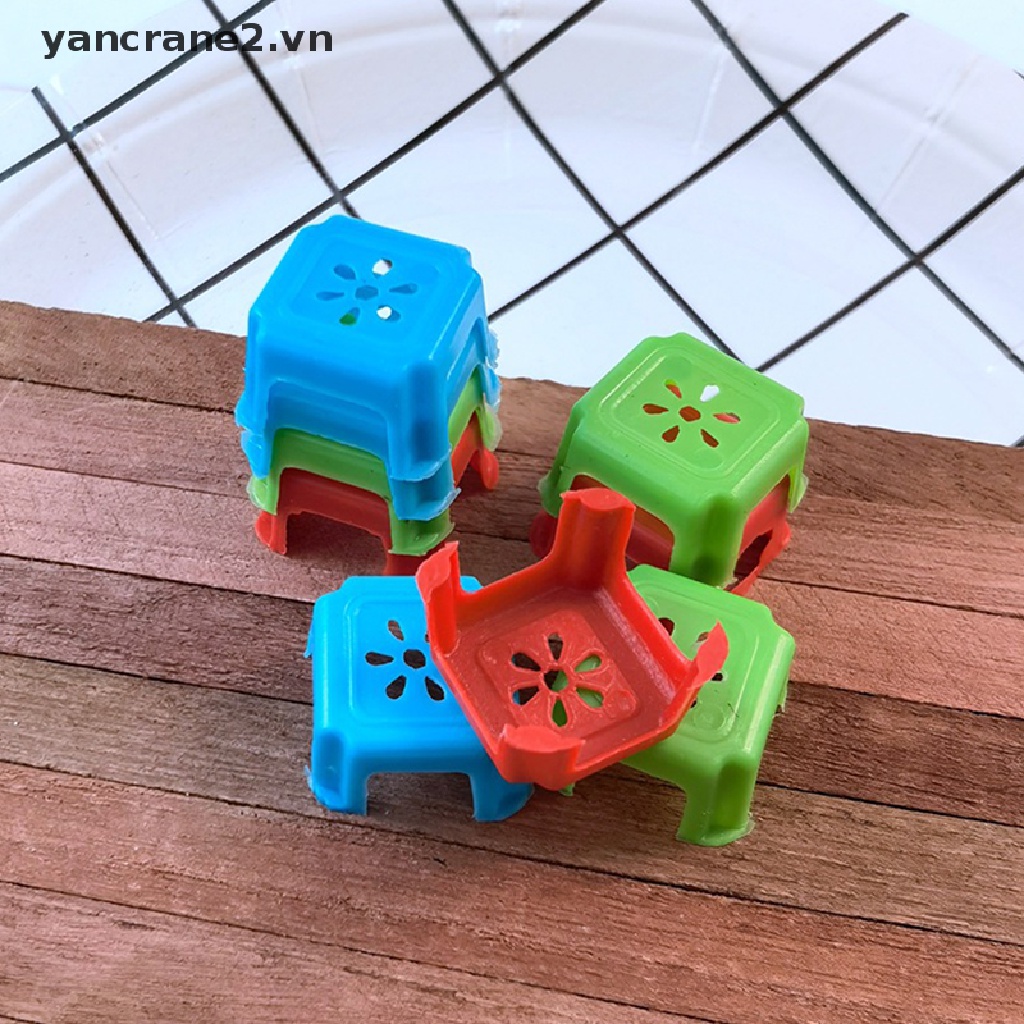 Set 10 Mô Hình Ghế Đẩu Mini 1: 12 Trang Trí Nhà Búp Bê