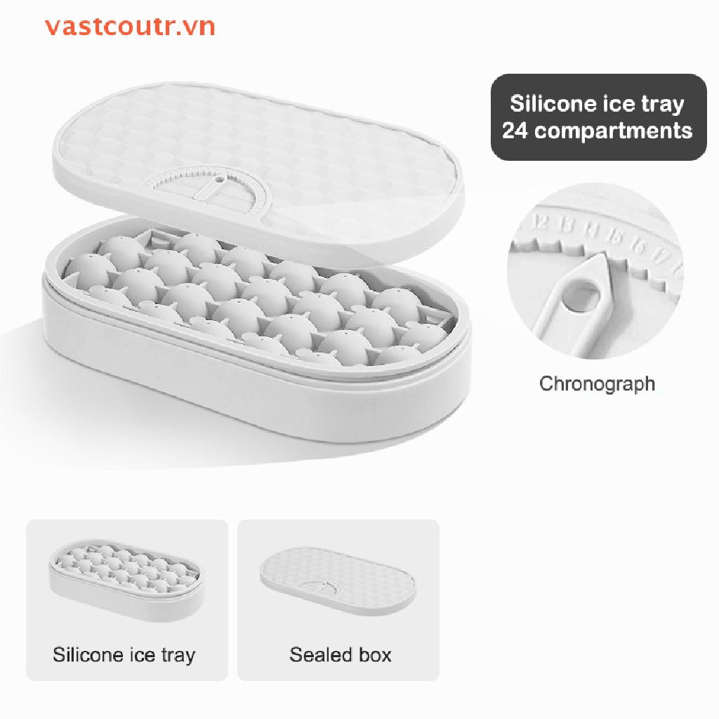 Khuôn Làm Đá Tròn Mini Tiện Dụng Cho Bia / Cà Phê