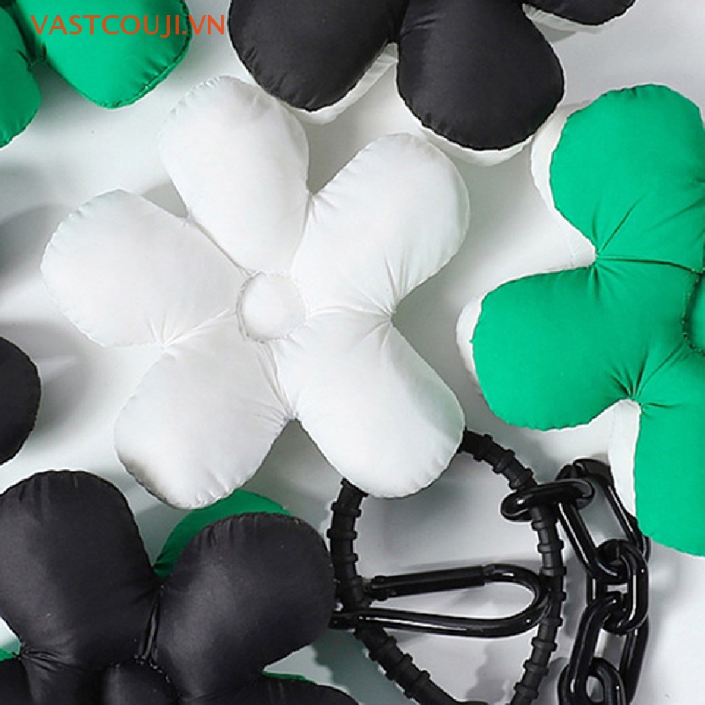 Móc Khóa Hình Bông Hoa Nhỏ Bằng Vải Dễ Thương Dành Cho Nữ