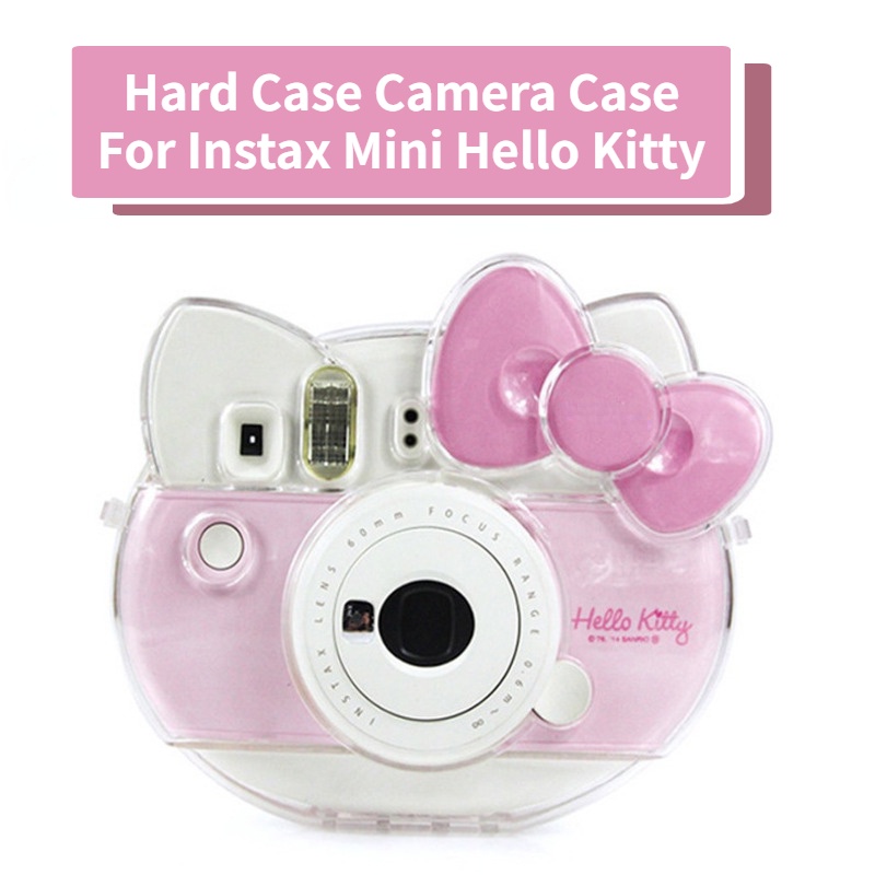 Ốp Điện Thoại Cứng Trong Suốt Họa Tiết Hello Kitty Cho Poalroid Instax Mini