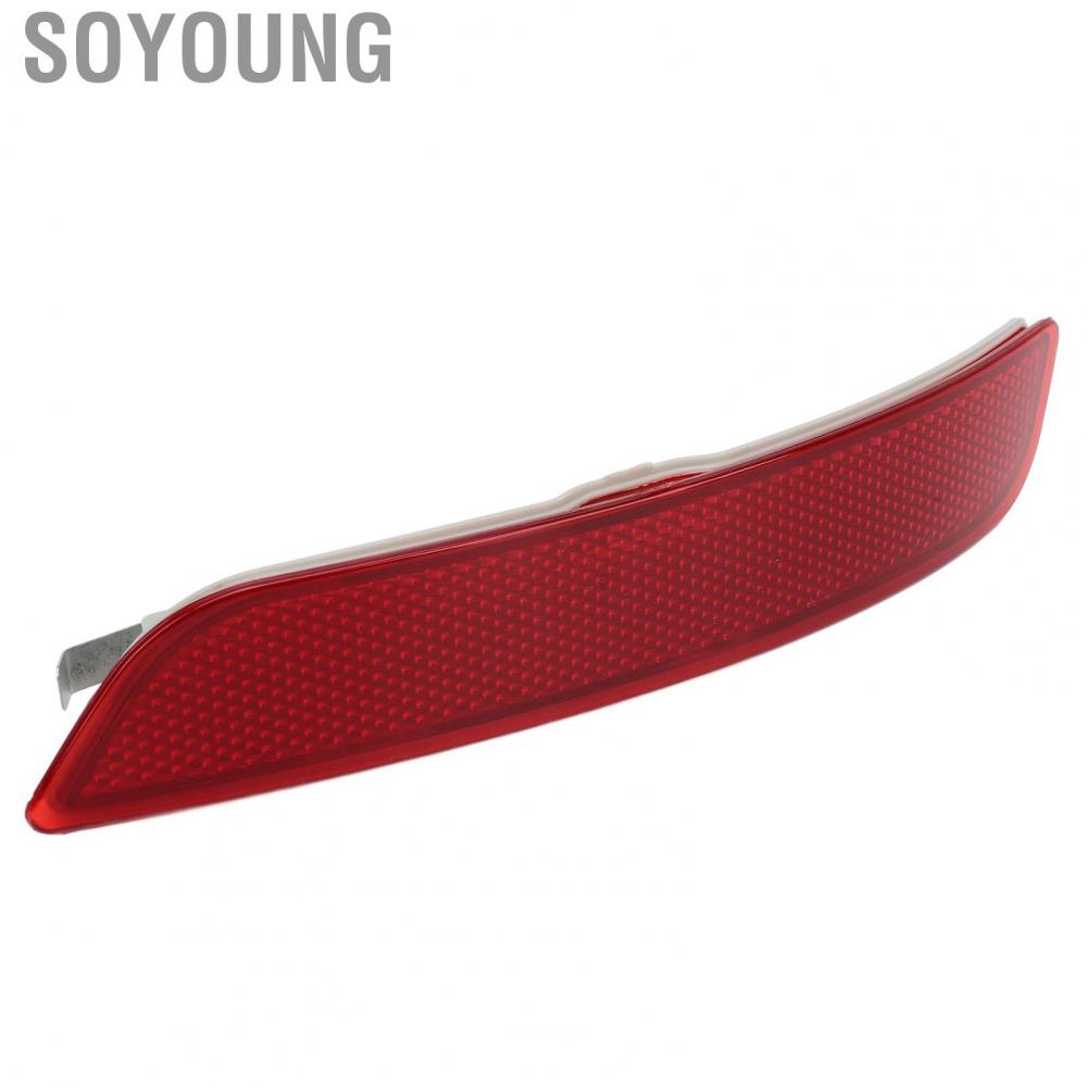 Soyoung Rear Bumper Reflector Tape  Effectively Reflect Lights Lightweight Colorfast Rear Bumper Reflector Shock Proof 63147847592 Remind Location  for Trip