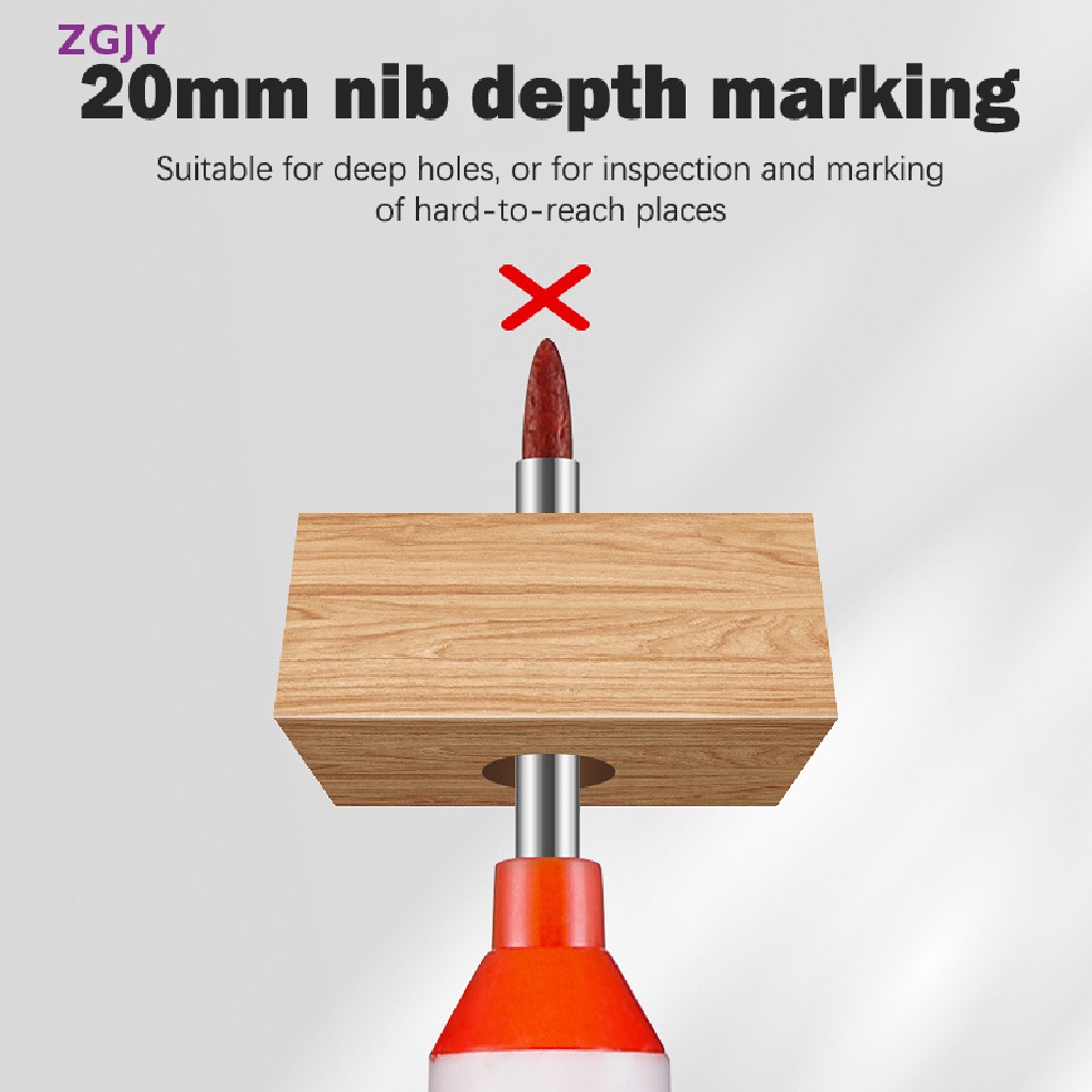 Bút Đánh Dấu ZGJY Hai Đầu Lỗ Sâu Kim Loại Lỗ Sâu 20mm Cho Phòng Tắm / Chế Tác Gỗ Mới