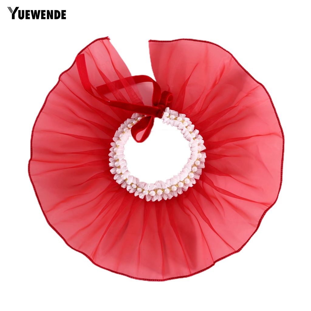 Ye.b Vòng Cổ Mềm Mại Màu Sắc Tươi Sáng Dễ Thương Cho Thú Cưng