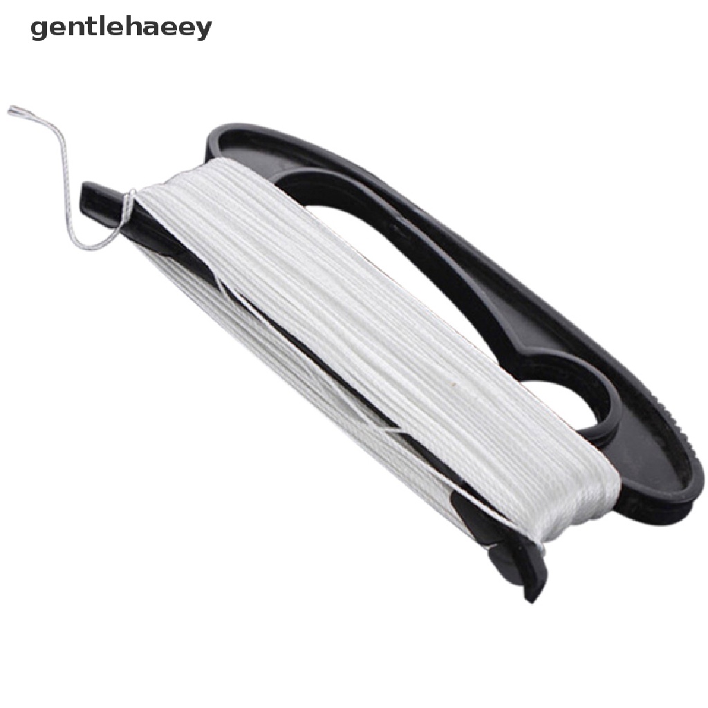 Cuộn Dây Thả Diều Màu Trắng Dài 100m Kèm Dụng Cụ Quấn Hình Chữ D