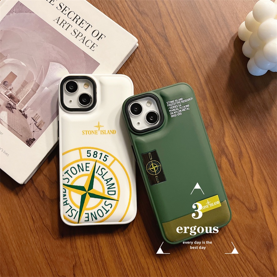 Ốp Điện Thoại TPU Dẻo Họa Tiết Logo Thương Hiệu &amp; Đá Đơn Giản Thời Trang Cho iPhone 14 13 12 11 Pro Max SE2020 X XR Xs Max