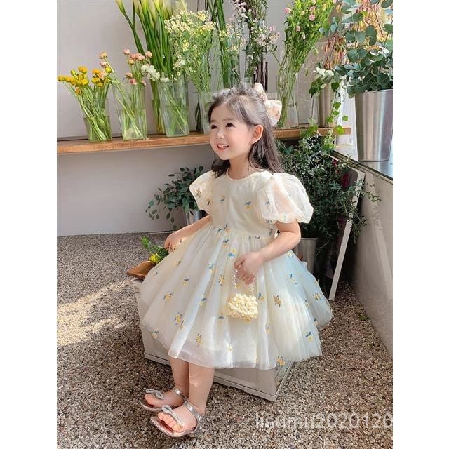 Đầm Công Chúa Phong Cách Hàn Quốc Thời Trang Mùa Hè Mới Cho Bé Gái