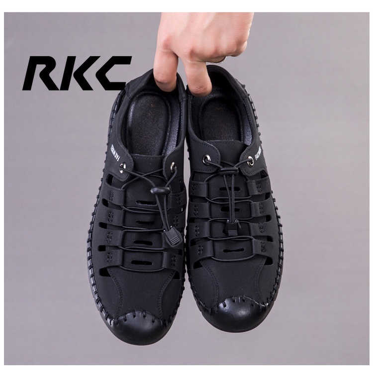 Giày Sandal Đục Lỗ Thoáng Khí Thời Trang Đi Biển Cho Nam RKC695
