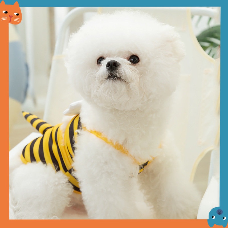 Bộ Bikini Hai Mảnh Hình Chú Ong Dễ Thương Cho Thú Cưng