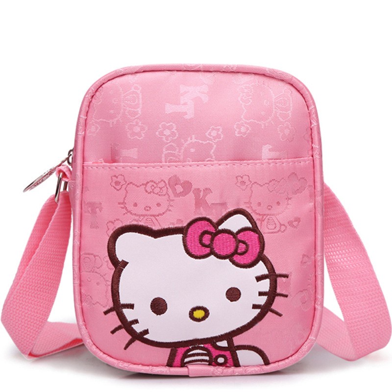 Balo Đi Học Họa Tiết Hoạt Hình Hello Kitty Đáng Yêu Thời Trang Hàn Quốc Cho Trẻ Em