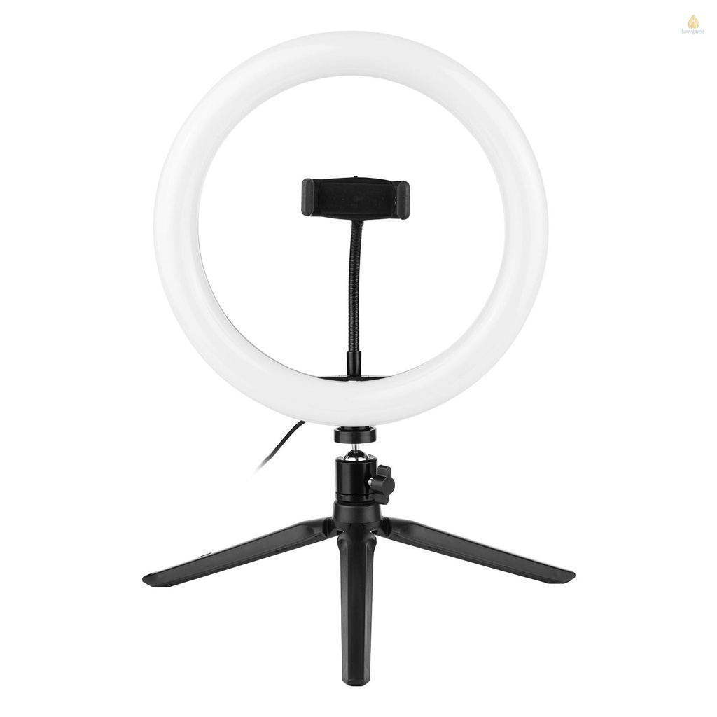 Bộ Dụng Cụ Chụp Ảnh Andoer Với Giá Đỡ Ba Chân Đầu Bóng LED 10inch Kèm Giá Đỡ Điện Thoại