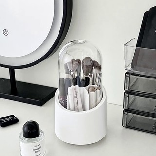 ✨cốc đựng cọ trang điểm hộp đựng cọ trang điểm giá đỡ cọ trang điểm xoay 360 độ chống bụi tiện dụng