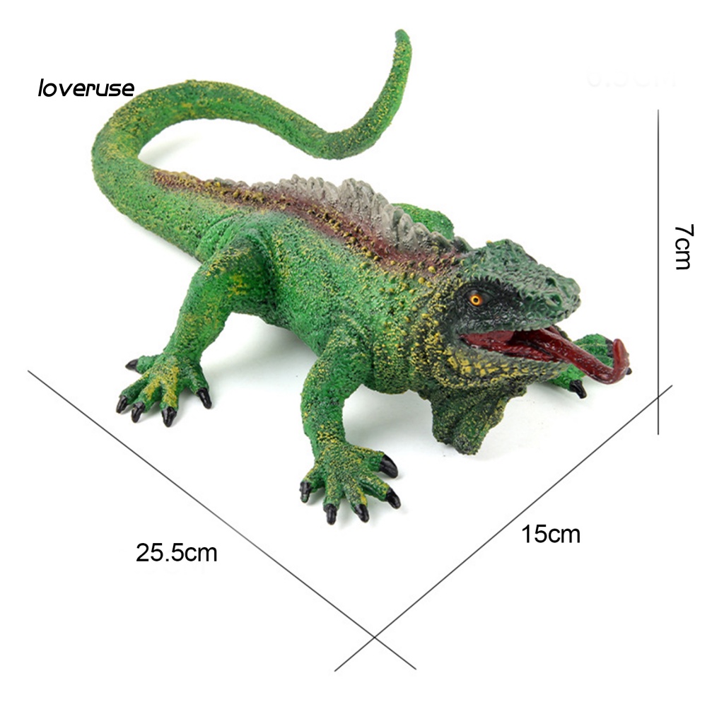 Mô Hình Thằn Lằn Bằng Nhựa Mềm Độc Đáo Sturdy