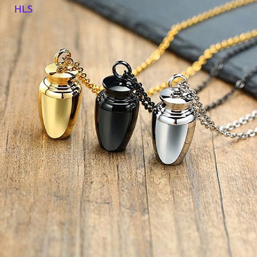 Vòng cổ Bằng Thép Không Gỉ Mặt Tro Giữ Kỉ Niệm Urn