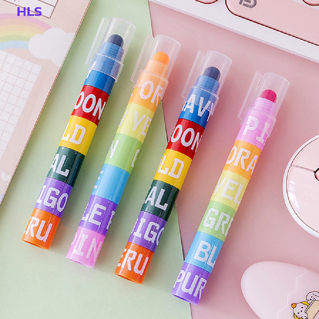 [HLS] Gel Đánh Dấu Cao 6 Màu Sắc Kẹo Ngọt Mini Vintage Cao Cấp