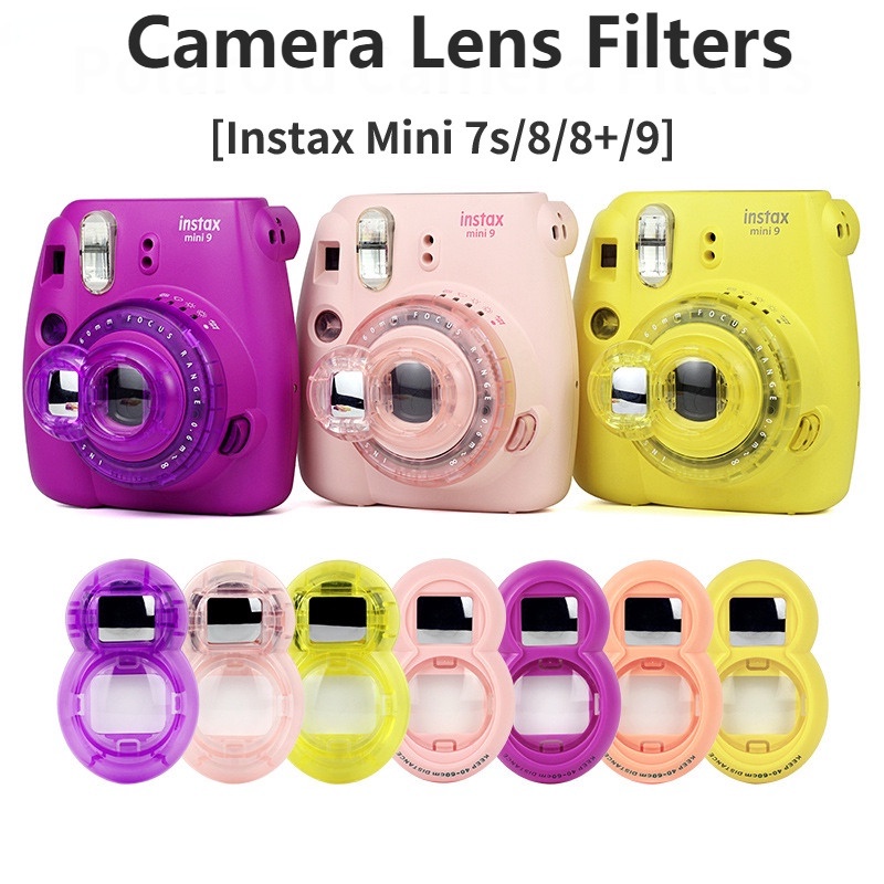 Kính Lọc Màu Thạch Dành Cho Máy Ảnh instax mini 7s / 8 / 8 + / 9