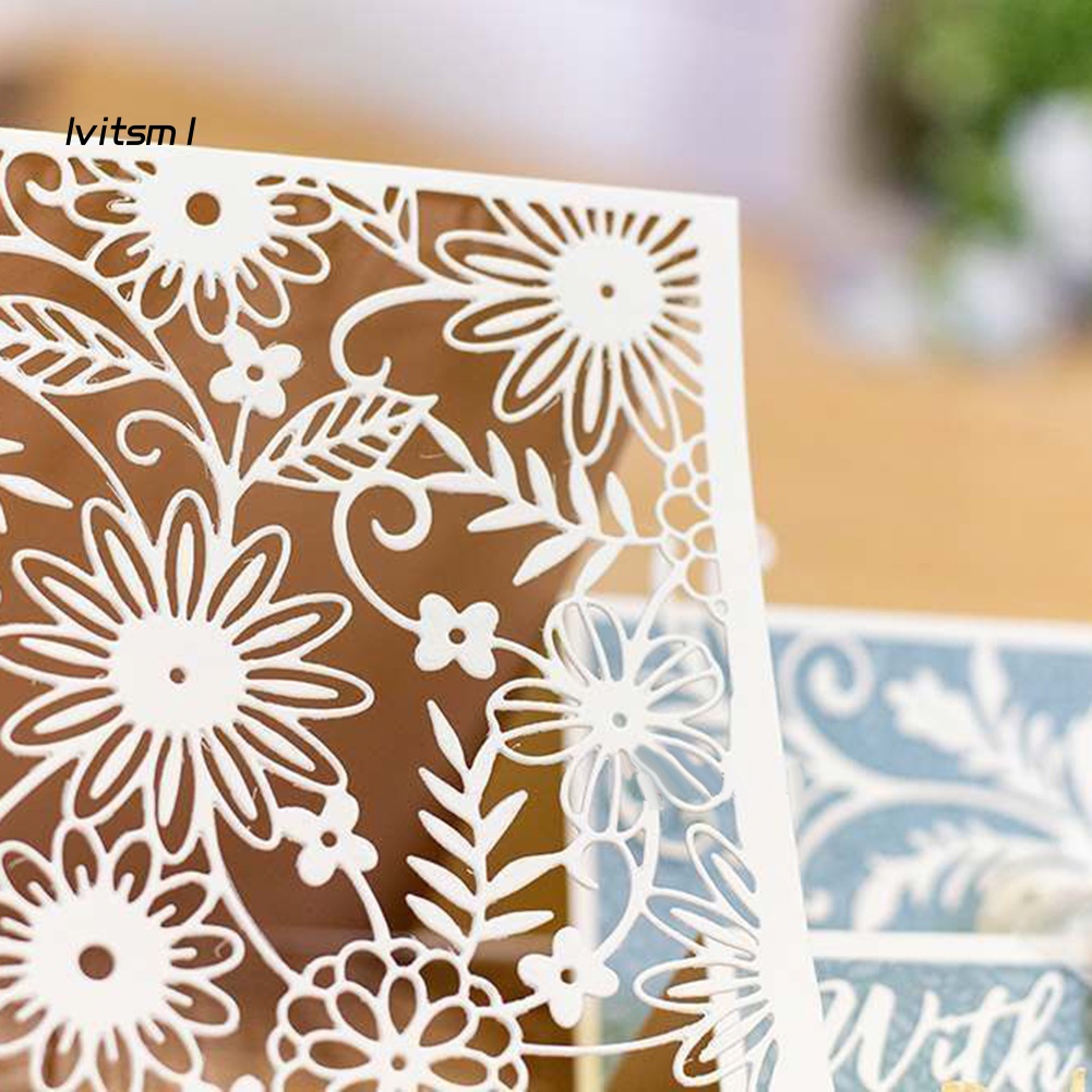 Khuôn Cắt Giấy Kim Loại Hình Hoa Xinh Xắn