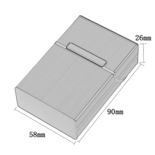 Light Aluminum Cigarette Cigar Case Pocket Box Container Storage Holder