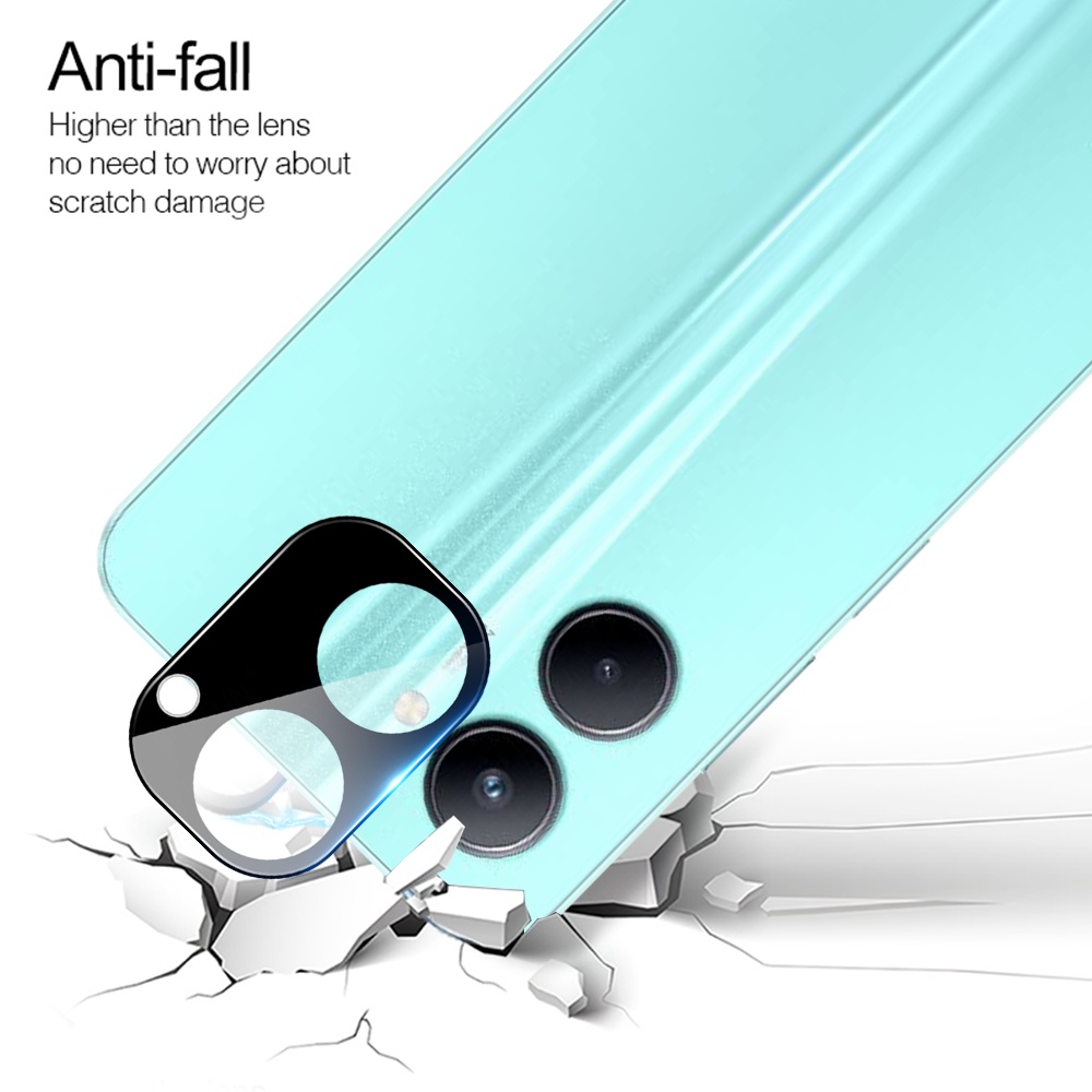 3DLB For Oppo Realme C55 C33 C35 C31 9i 9 10 Pro Plus 3D Curved Tempered Glass Rear Camera Back Lens Protect Cap ProtectIve film