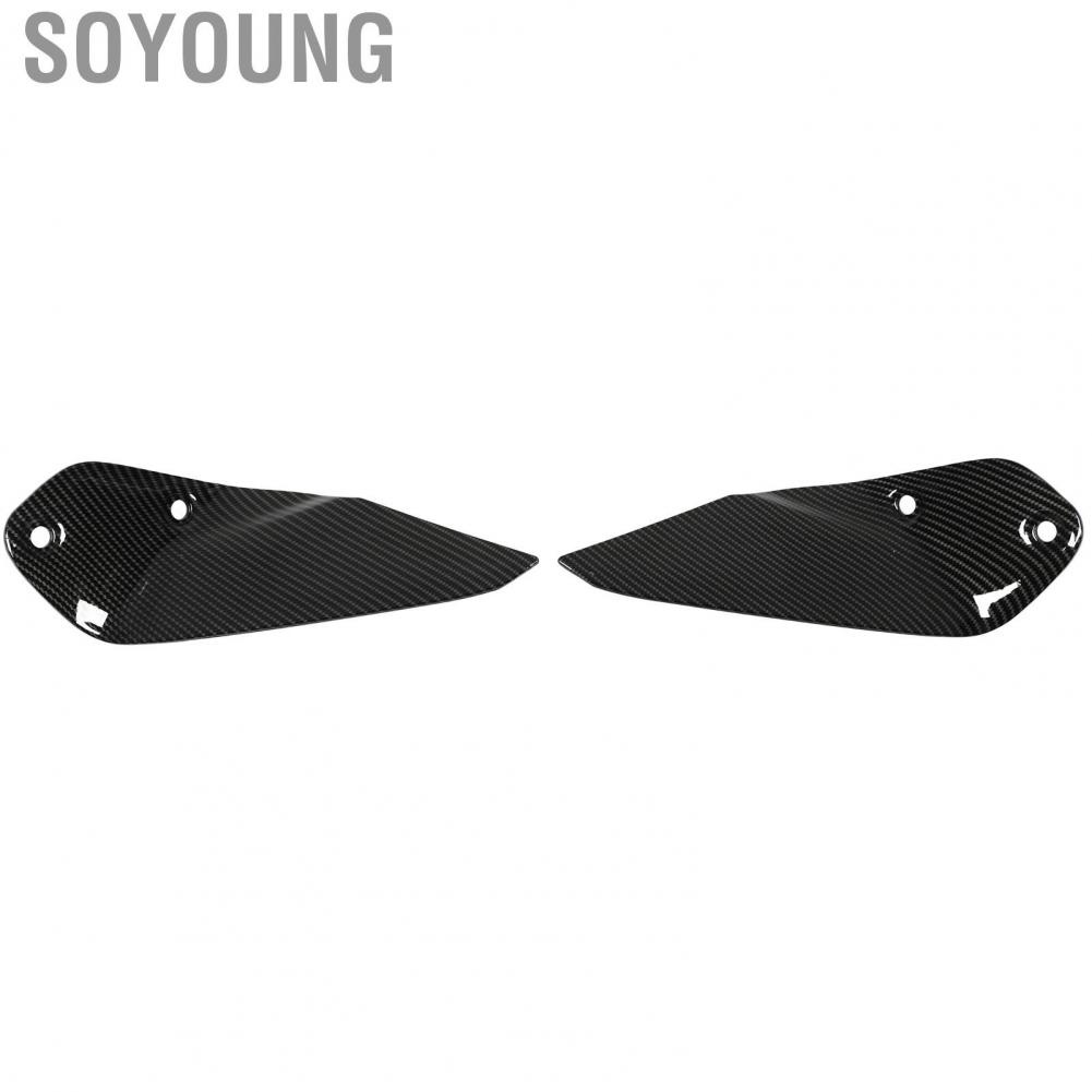 Soyoung Motorcycle Side Windshield  2pcs Windscreen Panel Deflector for Modification