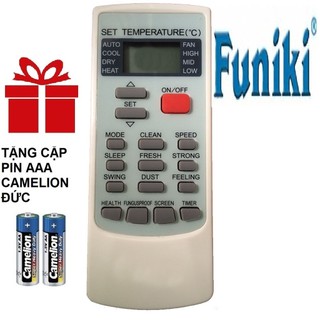 Remote máy lạnh funiki h002e - điều khiển điều hòa funiki