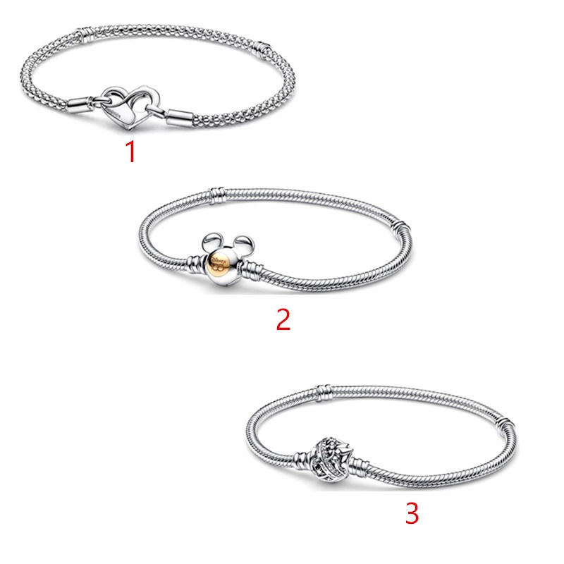 Hạt Xâu Chuỗi Hình Trái Tim Bằng Bạc Sterling 925 Chất Lượng Cao Hàng Mới 2023Pandora DIY Dành Cho Bạn Nữ