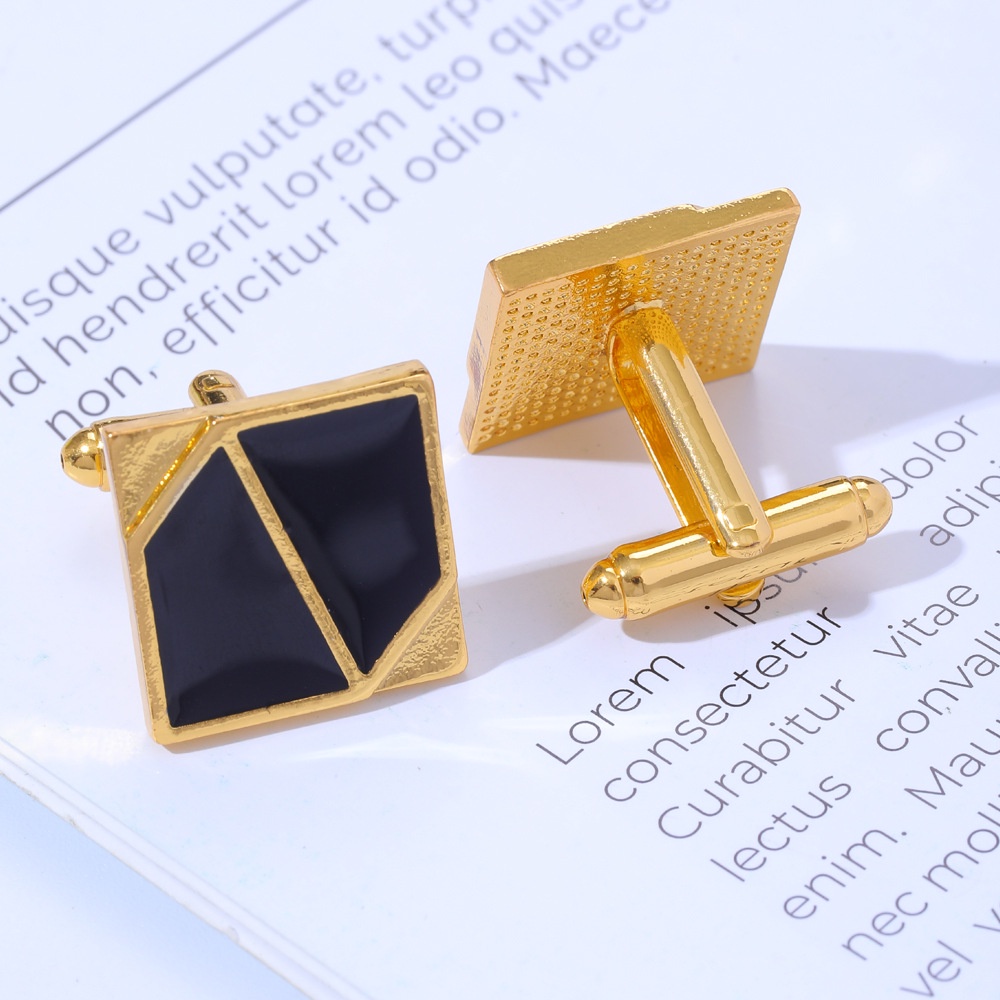 Khuy Măng Sét Bằng Hợp Kim Màu Vàng / Bạc Phong Cách Retro Cho Chú Rể