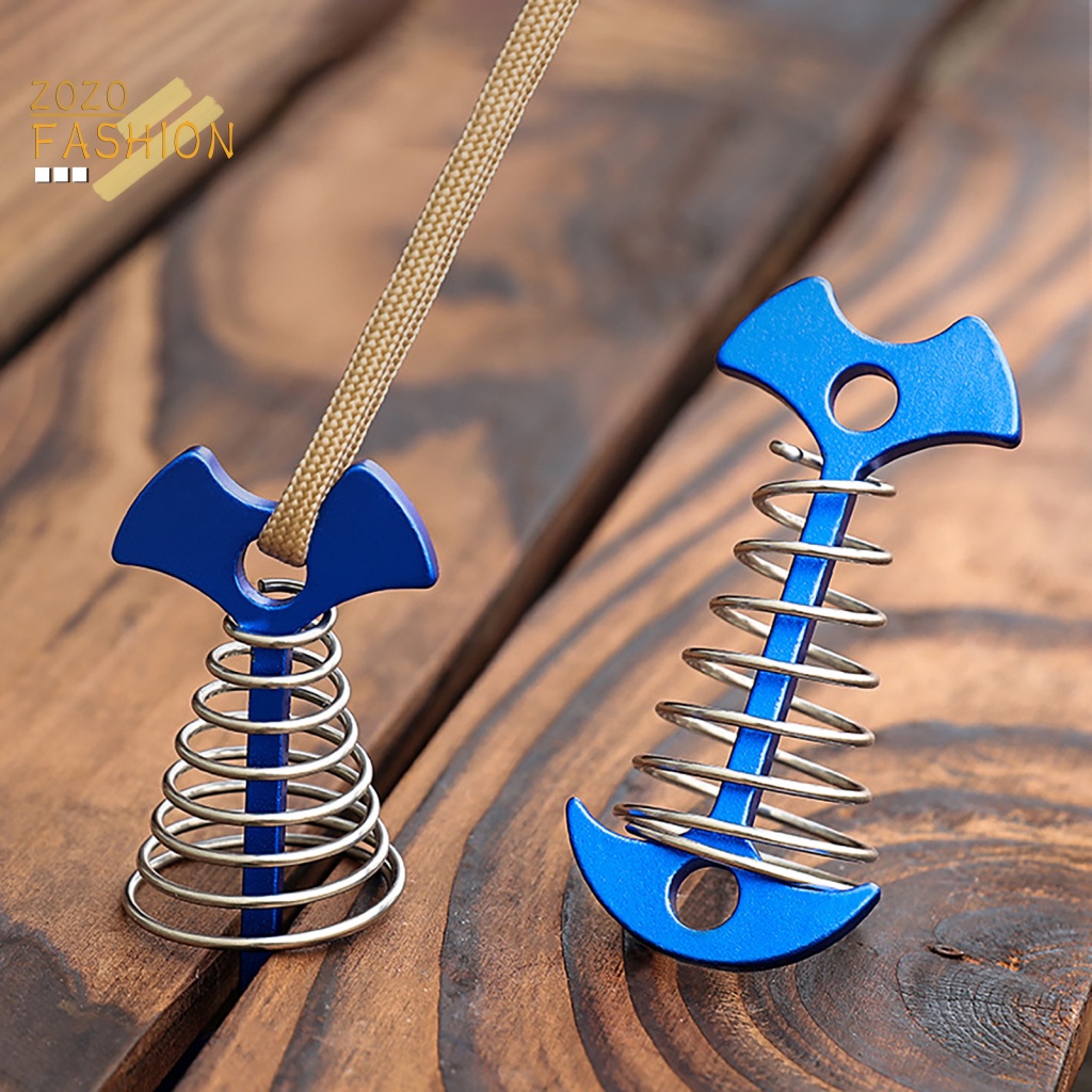 Cọc Giăng Lều Trại Hình Xương Cá Chống Mòn Tiện Dụng