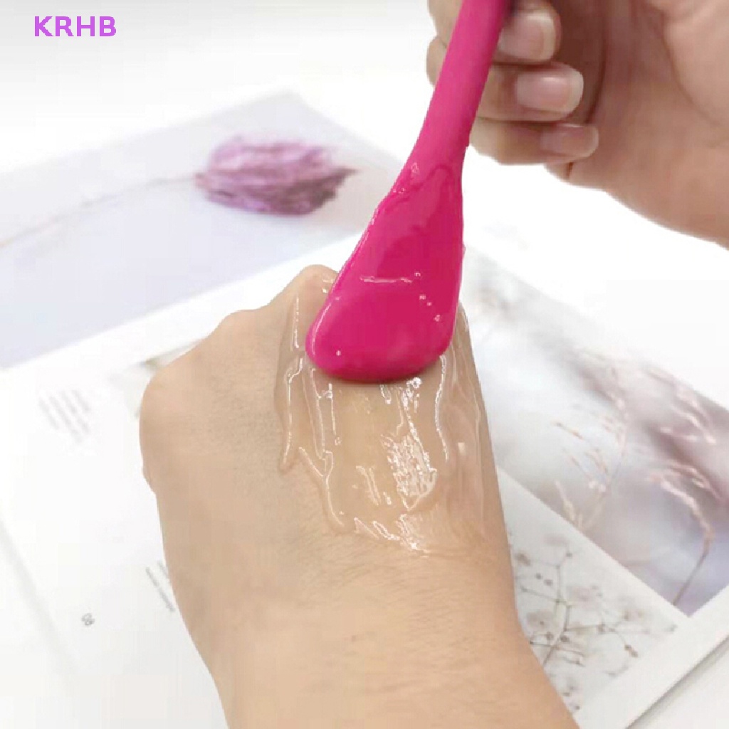 Bàn Chải Silicone Rửa Mặt Mát Xa Tẩy Tế Bào Chết KRHB Áo Thun Thiết Kế Mới Năng Động Thời Trang