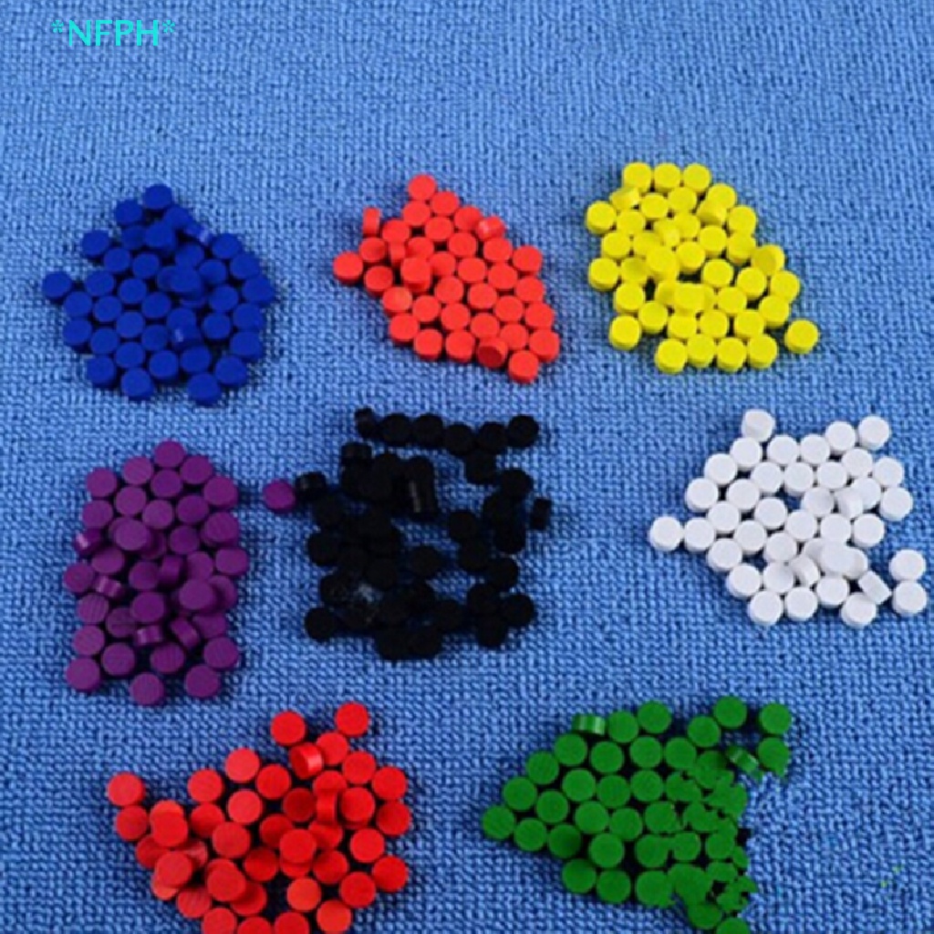 Bộ 100 Thẻ Bài Trò Chơi Pawn 8 Màu Kích Thước 10 * 5MM